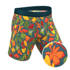 The Leaf Peeps | Naughty Leaves Ball Hammock® Boxer - Long Leg - Shinesty
