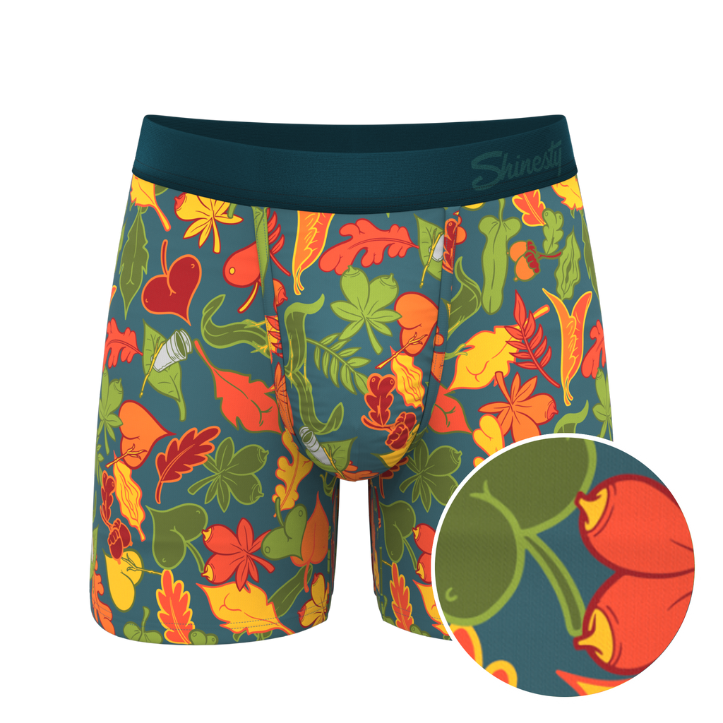 The Leaf Peeps | Naughty Leaves Ball Hammock® Pouch Underwear - Shinesty