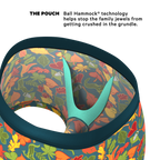 The Leaf Peeps | Naughty Leaves Ball Hammock® Pouch Trunks Underwear - Shinesty