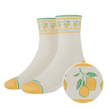 The Lemon Zest | Limoncello Heel Hammock™ Quarter Crew Socks - Shinesty