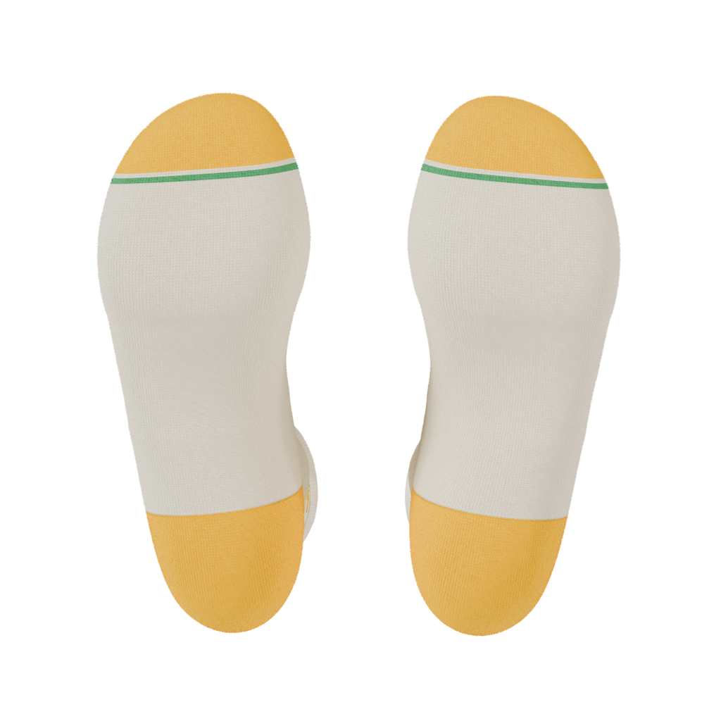 The Lemon Zest | Limoncello Heel Hammock™ Quarter Crew Socks - Shinesty