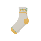 The Lemon Zest | Limoncello Heel Hammock™ Quarter Crew Socks - Shinesty