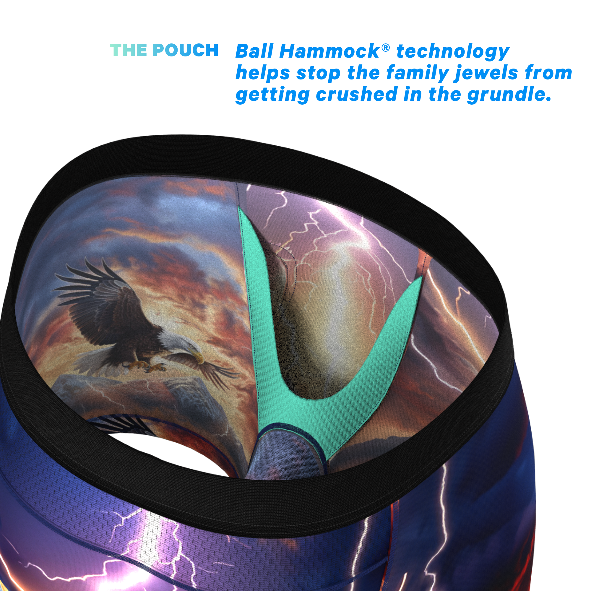 The Lightning Rod | Eagle Lightening paradICE™ Cooling Ball Hammock® Underwear - Shinesty