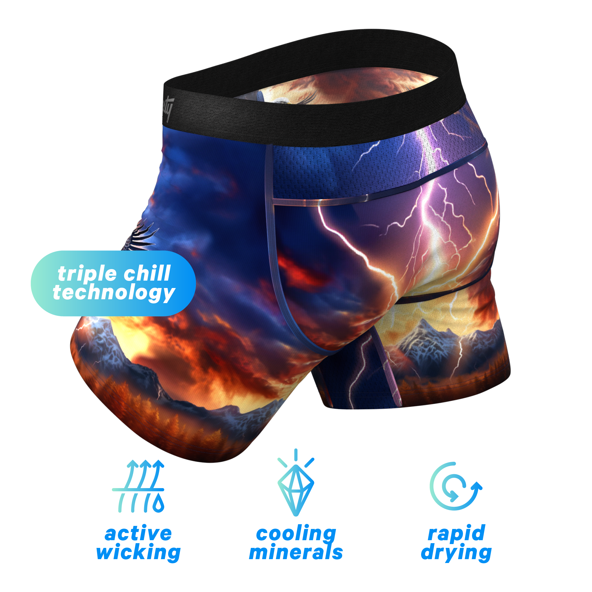The Lightning Rod | Eagle Lightening paradICE™ Cooling Ball Hammock® Underwear - Shinesty