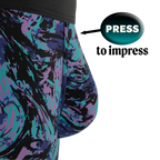 The Limestone | Retro Marbled InflataBulge™ Pump Up Boxer Briefs - Shinesty