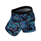 The Limestone | Retro Marbled InflataBulge™ Pump Up Boxer Briefs - Shinesty