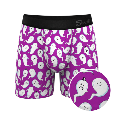 Little Swimmers Ghost Print Ball Hammock® Pouch Underwear