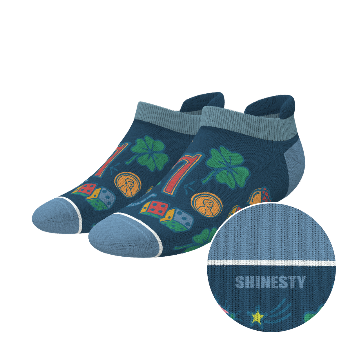 The Lucky Duck | Lucky Symbols Heel Hammock™ Ankle Socks - Shinesty