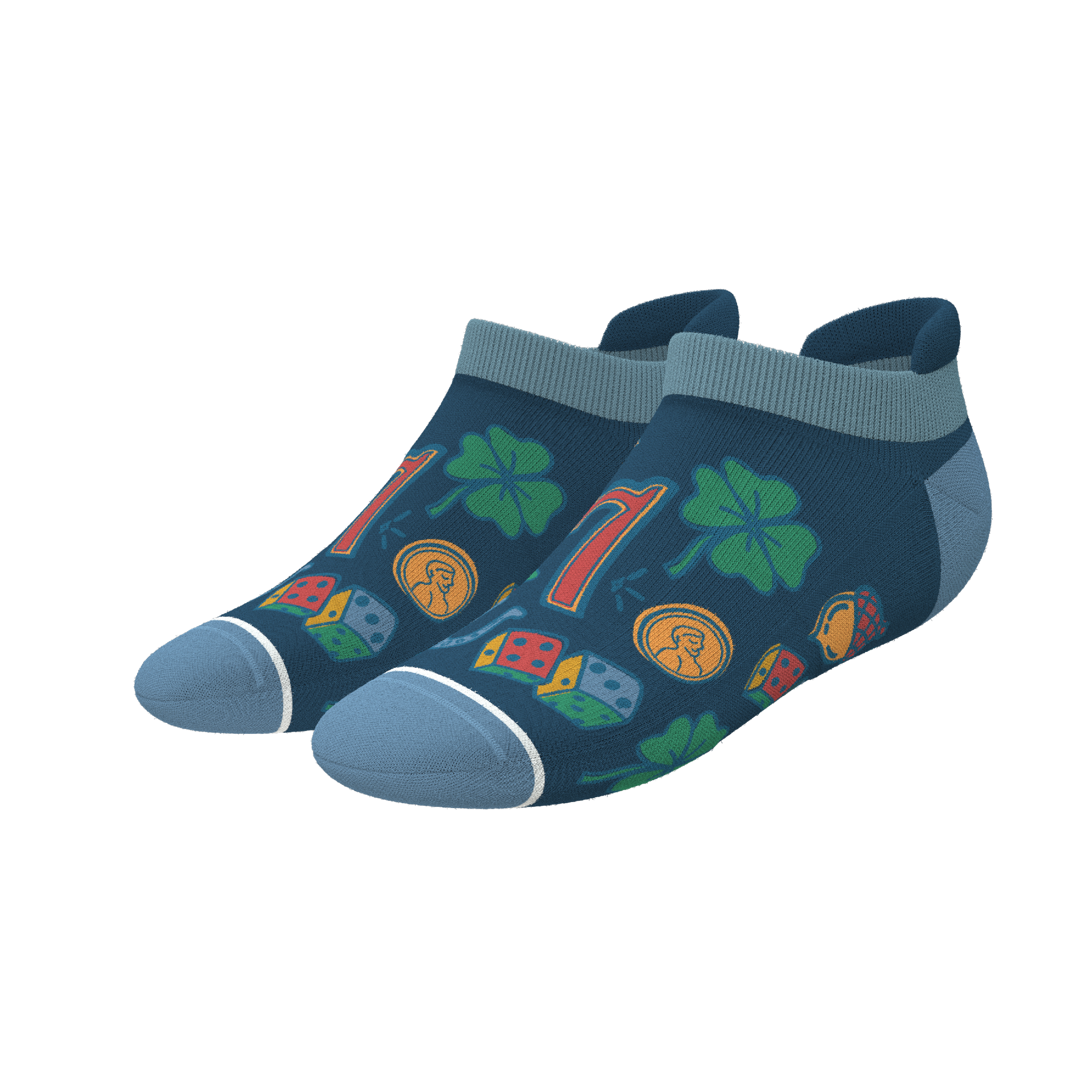 The Lucky Duck | Lucky Symbols Heel Hammock™ Ankle Socks - Shinesty