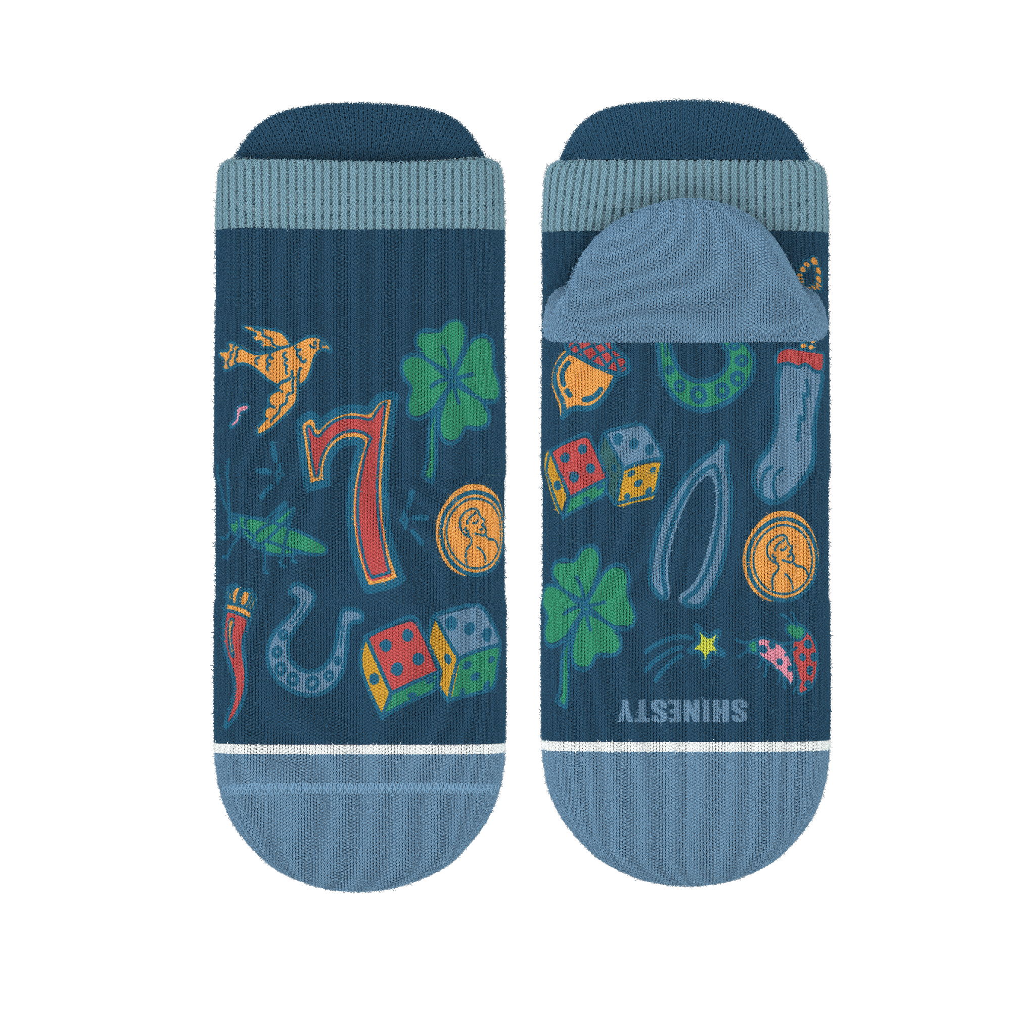 The Lucky Duck | Lucky Symbols Heel Hammock™ Ankle Socks - Shinesty