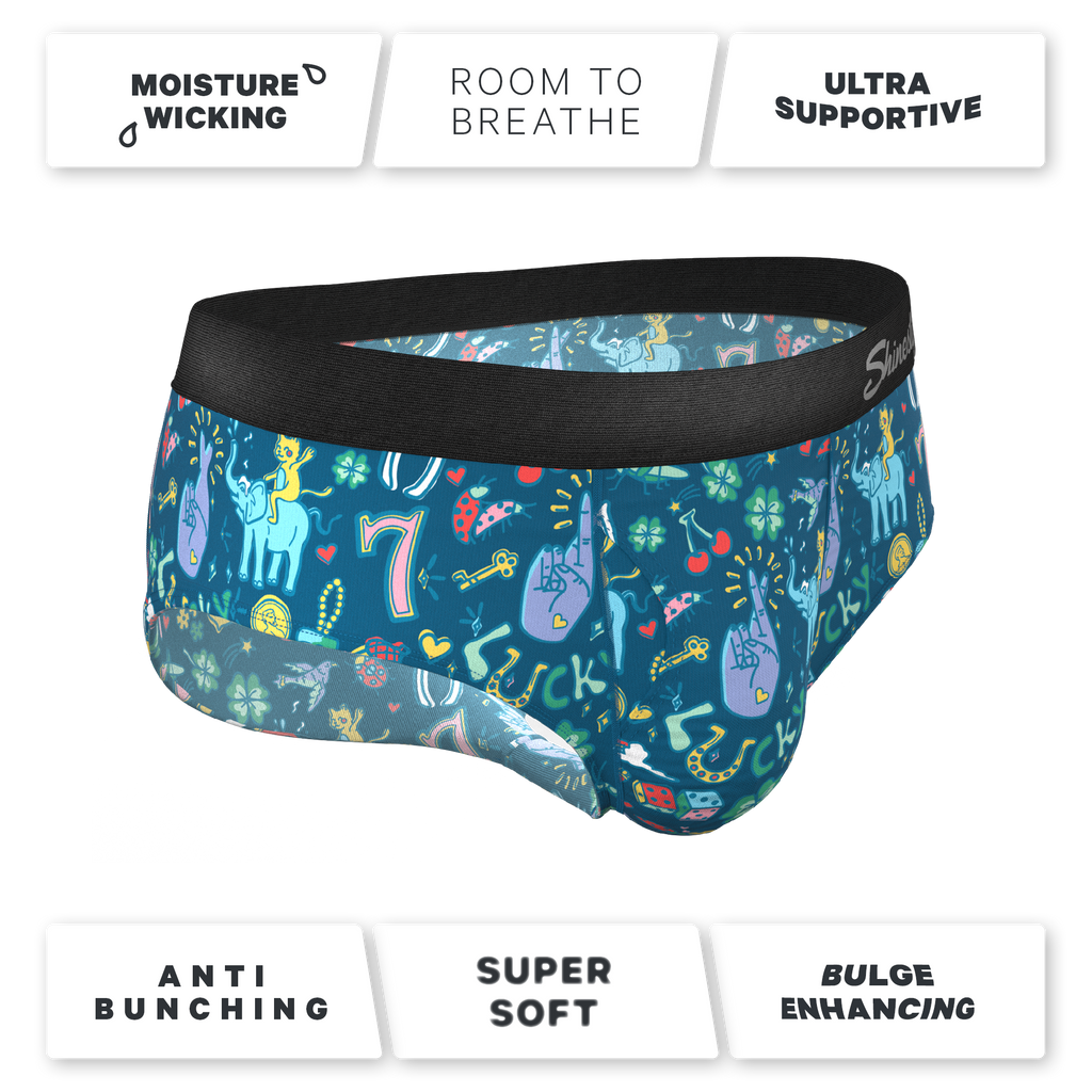 The Lucky Duck | Lucky Symbols Ball Hammock® Pouch Underwear Briefs - Shinesty