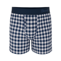 The Mad for Plaid | Navy Gingham Boxers - Shinesty