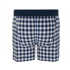The Mad for Plaid | Navy Gingham Boxers - Shinesty