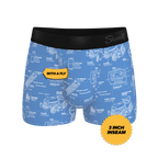 The Man With A Plan | Blueprint Ball Hammock® Pouch Trunks Underwear - Shinesty