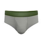 The Manzanilla | Olive Green Ball Hammock® Pouch Underwear Briefs - Shinesty