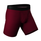 The Mars Landing | Red Space Dye Ball Hammock® Boxer - Long Leg - Shinesty