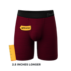 The Mars Landing | Red Space Dye Ball Hammock® Boxer - Long Leg - Shinesty