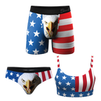 Let Freedom Ring | The Mascot Cheeky Undies, Bralette and Ball Hammock® Boxer Pack - Shinesty