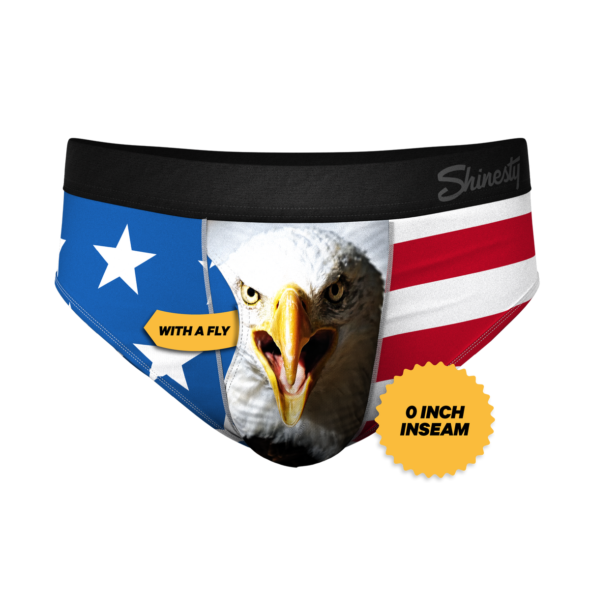 The Mascot | American Flag Ball Hammock® Pouch Underwear Briefs - Shinesty