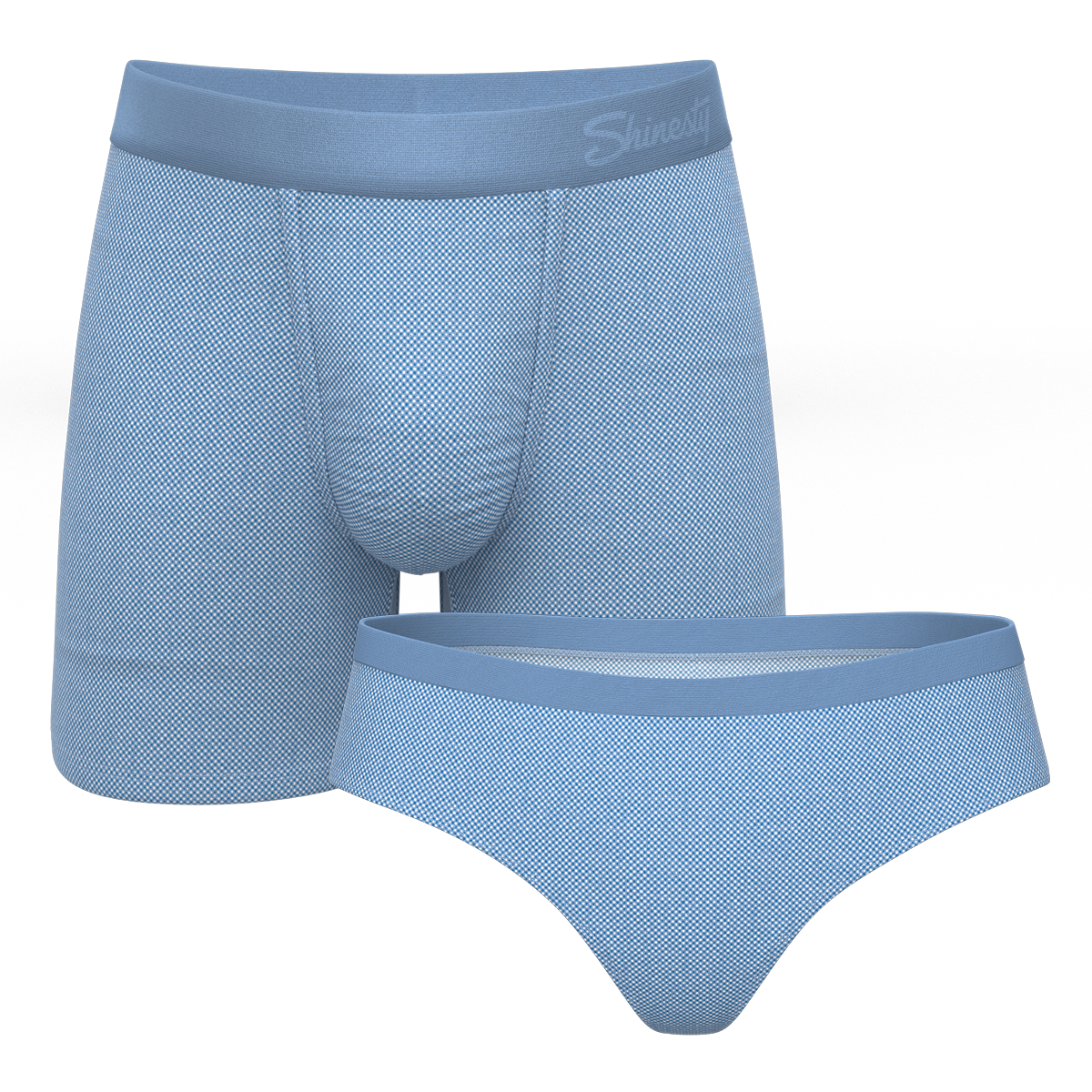 Matching couples underwear - Chambray