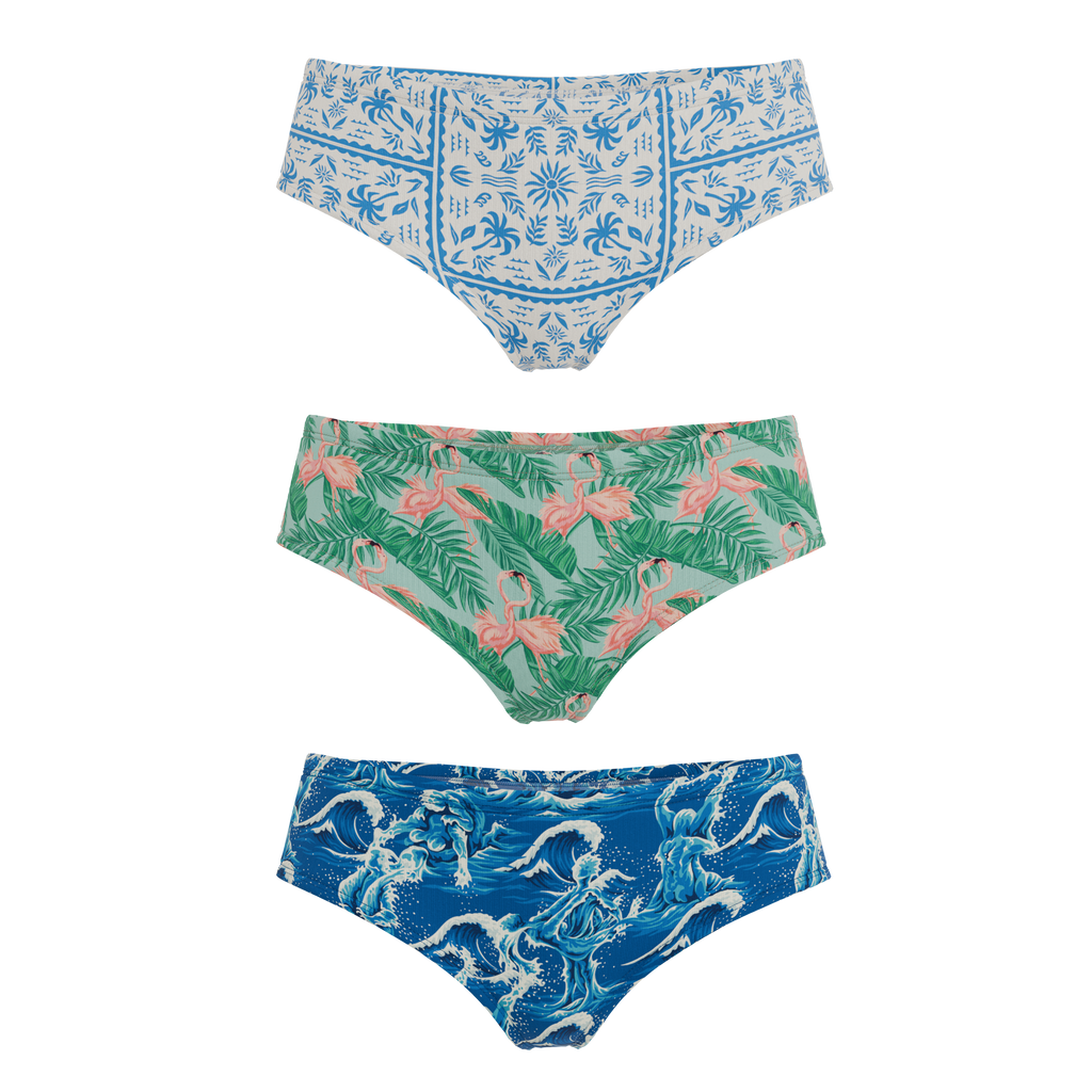 The Mediterranean Mischief | Cheeky Underwear 3 Pack - Shinesty