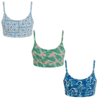 The Mediterranean Mischief | Boob Hammock™ Scoop Bralette 3 Pack - Shinesty