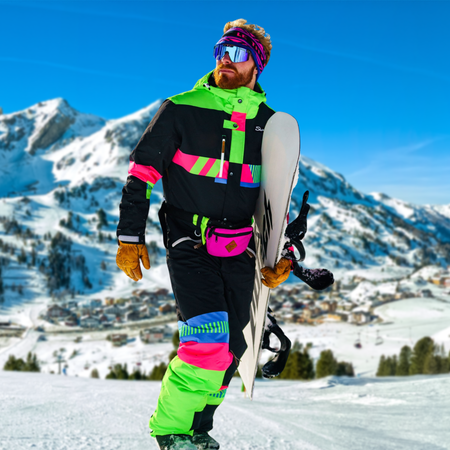 Steep Deep Retro Ski Suit