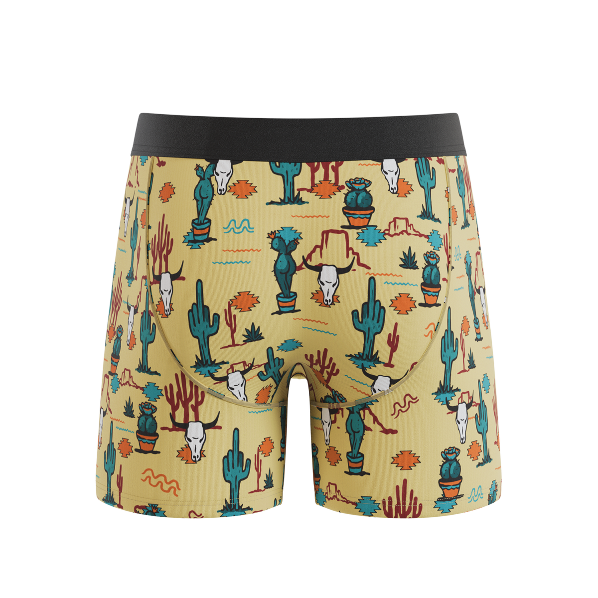 The Mirage | Western Cactus Ball Hammock® Pouch Underwear With Fly - Shinesty