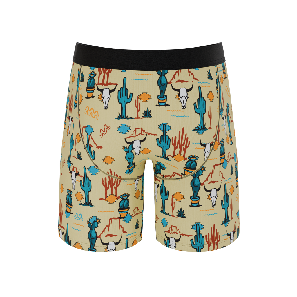 The Mirage | Western Cactus Ball Hammock® Boxer - Long Leg - Shinesty