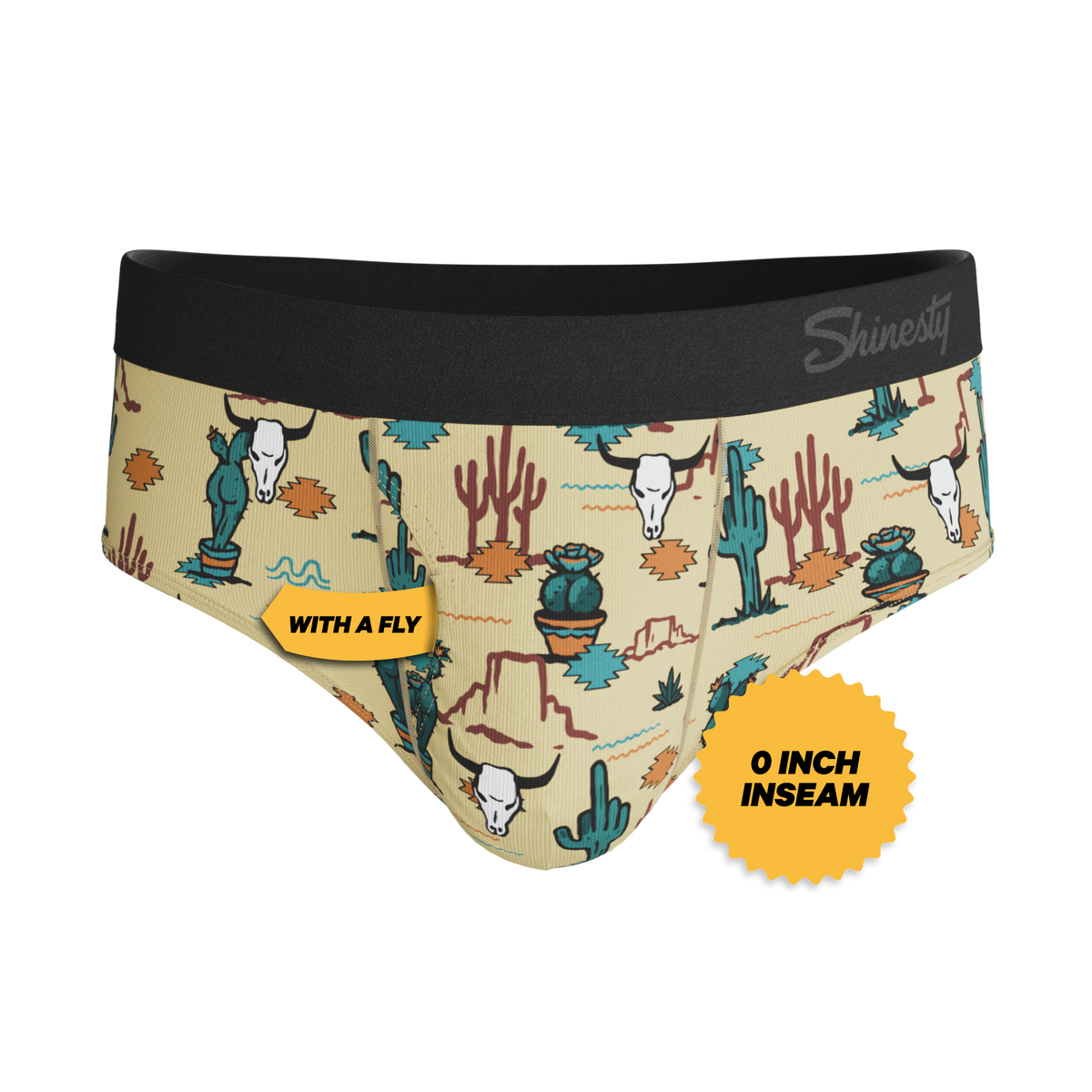 The Mirage | Western Cactus Ball Hammock® Pouch Underwear Briefs - Shinesty