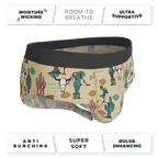 The Mirage | Western Cactus Ball Hammock® Pouch Underwear Briefs - Shinesty