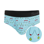 The Mistletots | Christmas Bust Ball Hammock® Pouch Underwear Briefs - Shinesty