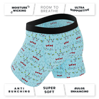 The Mistletots | Christmas Bust Ball Hammock® Pouch Underwear With Fly