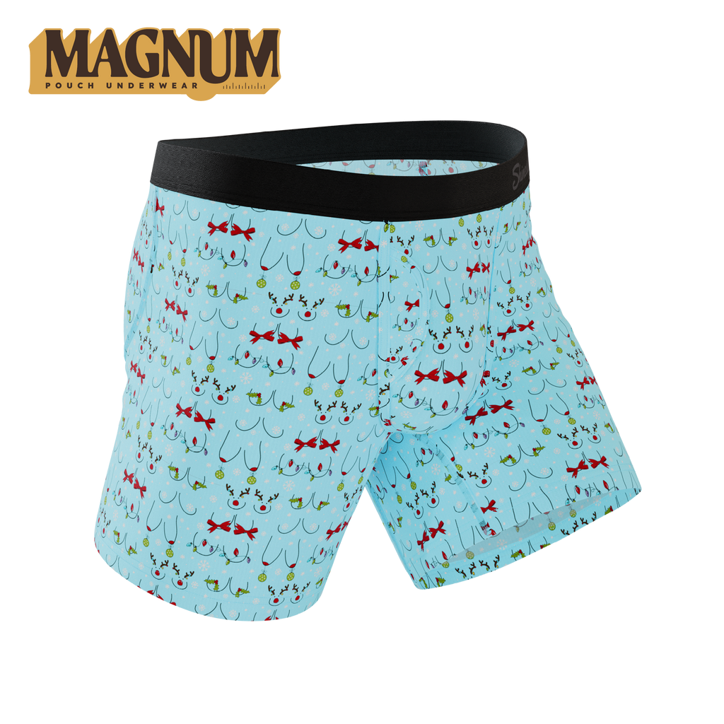 The Mistletots | Christmas Bust Ball Hammock® Magnum Big Pouch Underwear - Shinesty