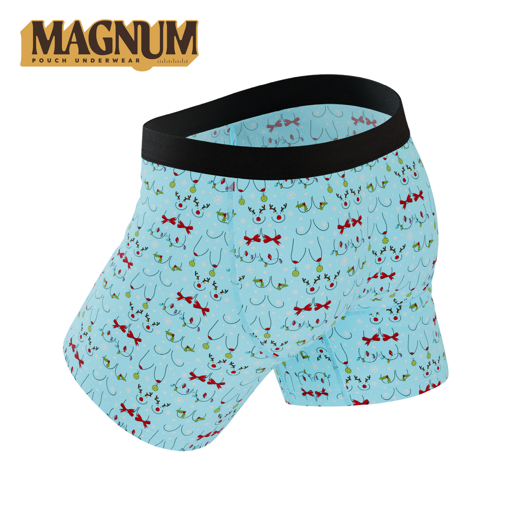 The Mistletots | Christmas Bust Ball Hammock® Magnum Big Pouch Underwear - Shinesty