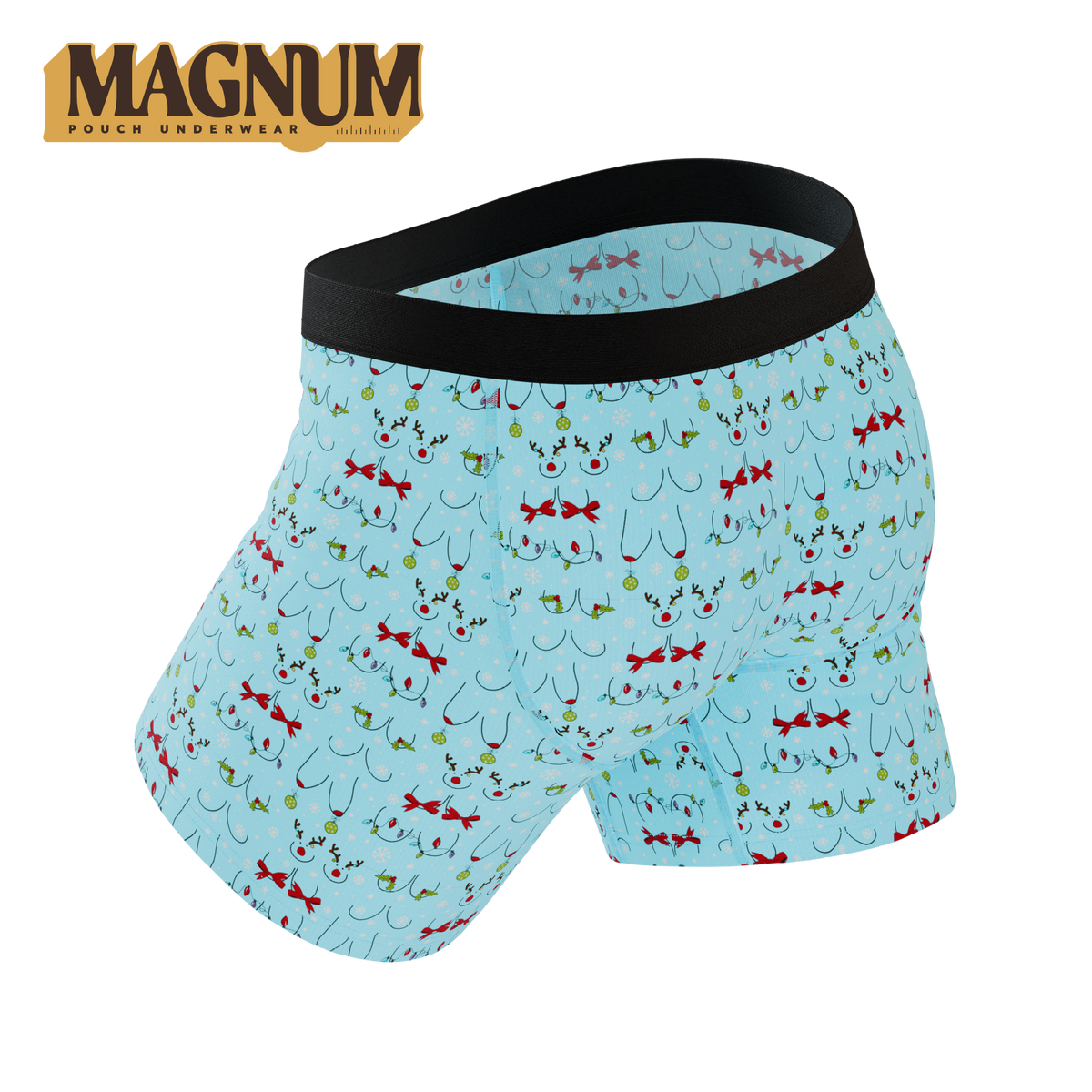 The Mistletots | Christmas Bust Ball Hammock® Magnum Big Pouch Underwear - Shinesty