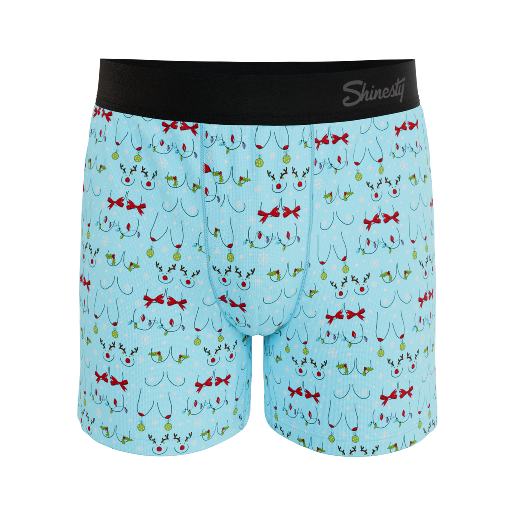 The Mistletots | Christmas Bust Boxers - Shinesty
