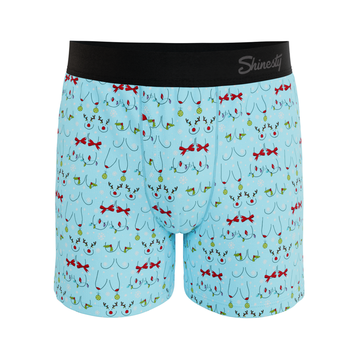 The Mistletots | Christmas Bust Boxers - Shinesty