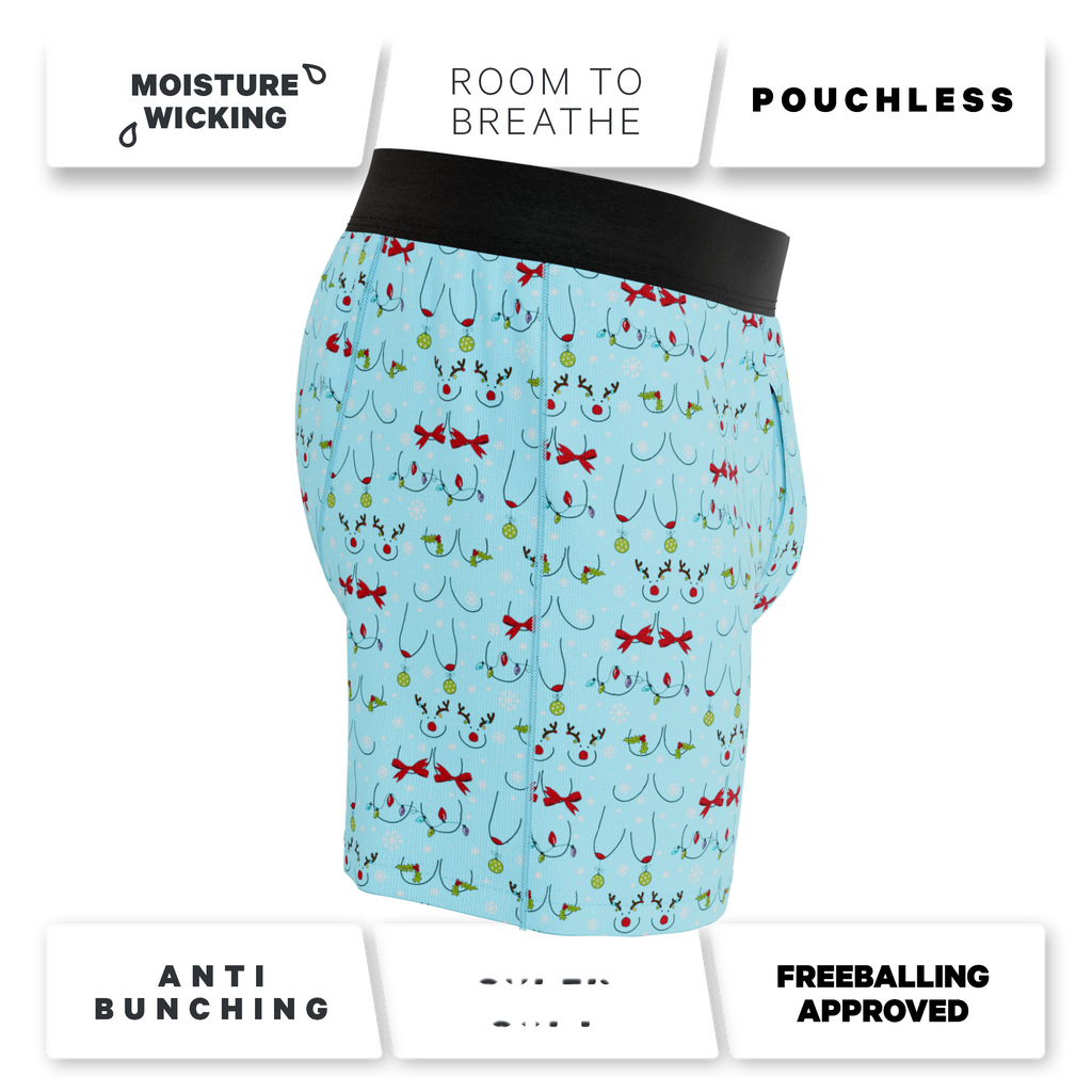 The Mistletots | Christmas Bust Boxers - Shinesty