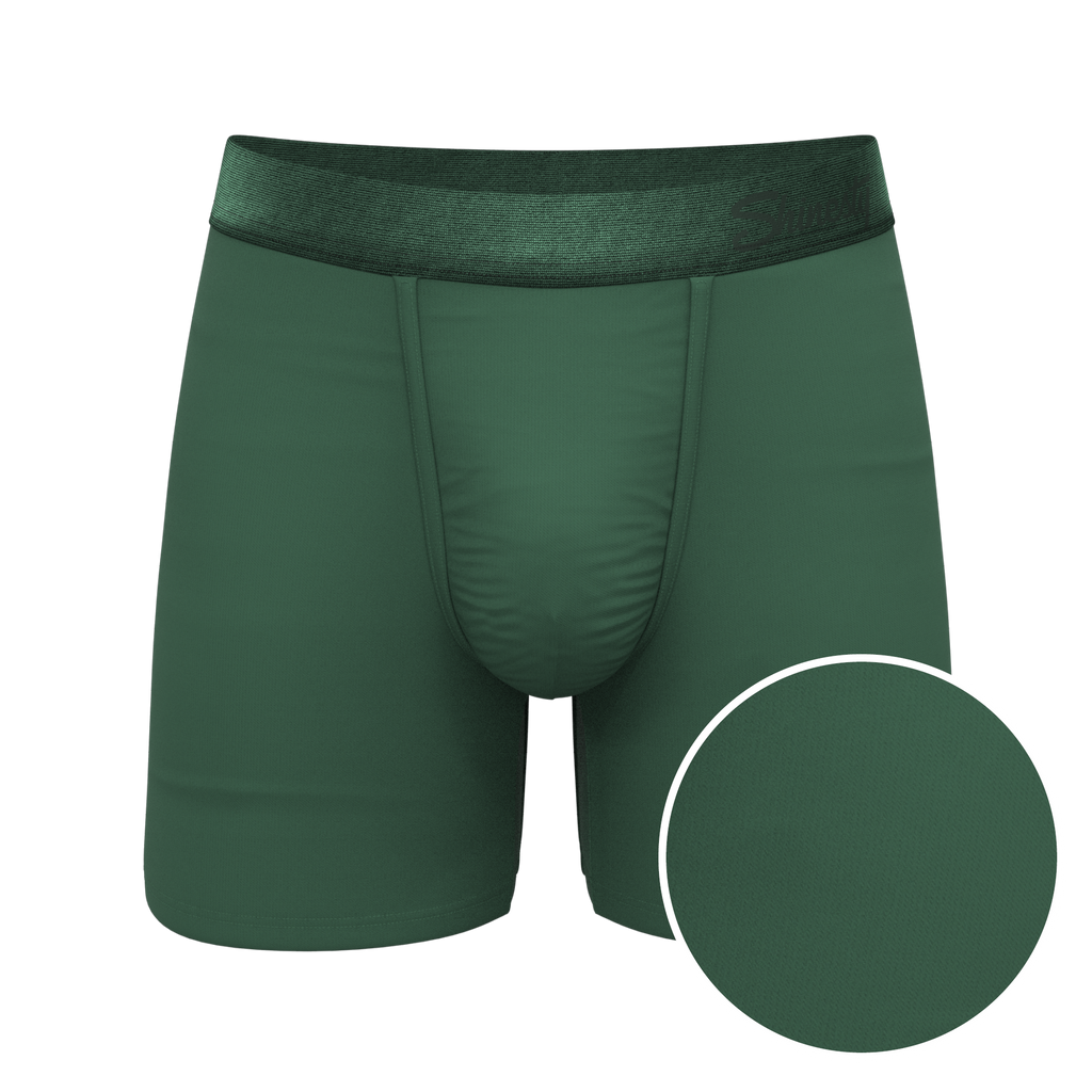 The Money Tree | Forrest Green Tonal Ball Hammock® Pouch Underwear - Shinesty