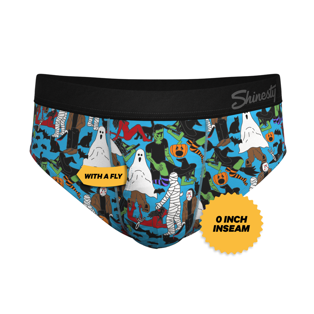 The Monster Smash | Halloween Characters Ball Hammock® Pouch Underwear Briefs - Shinesty