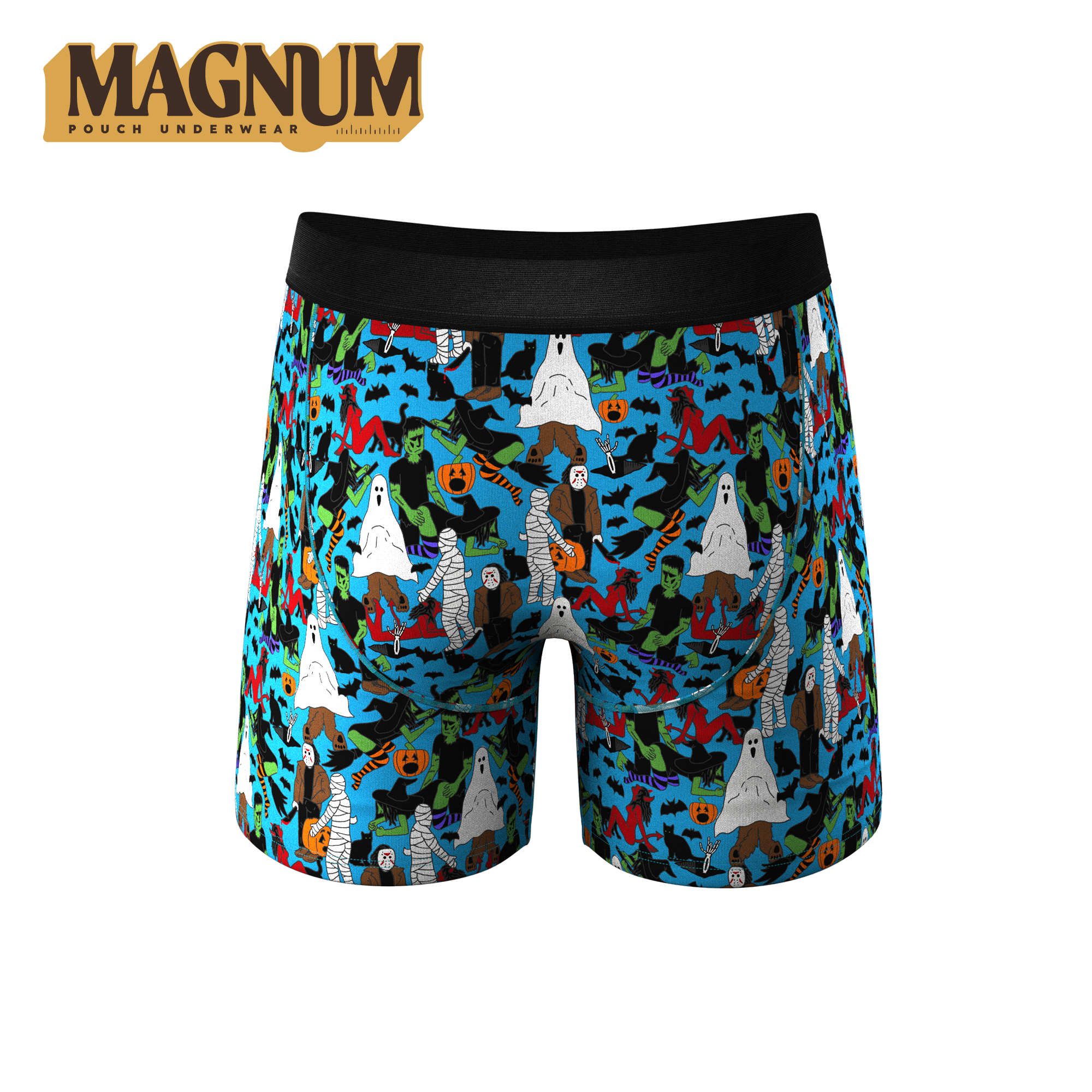 The Monster Smash | Halloween Characters Ball Hammock® Magnum Big Pouch Underwear - Shinesty