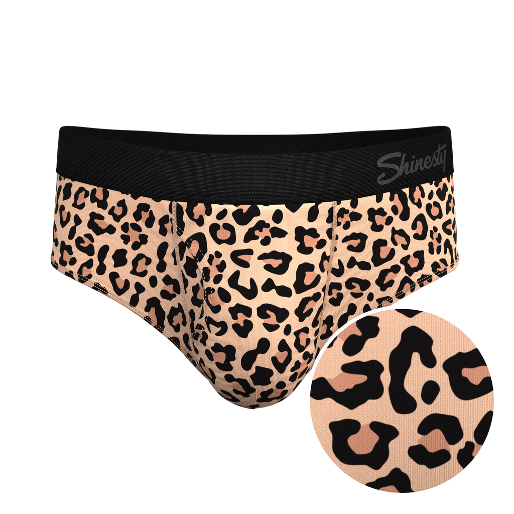 The Most Def | Leopard Print Ball Hammock® Pouch Underwear Briefs - Shinesty
