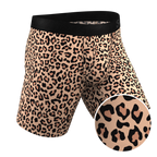 The Most Def | Leopard Print Ball Hammock® Boxer - Long Leg - Shinesty