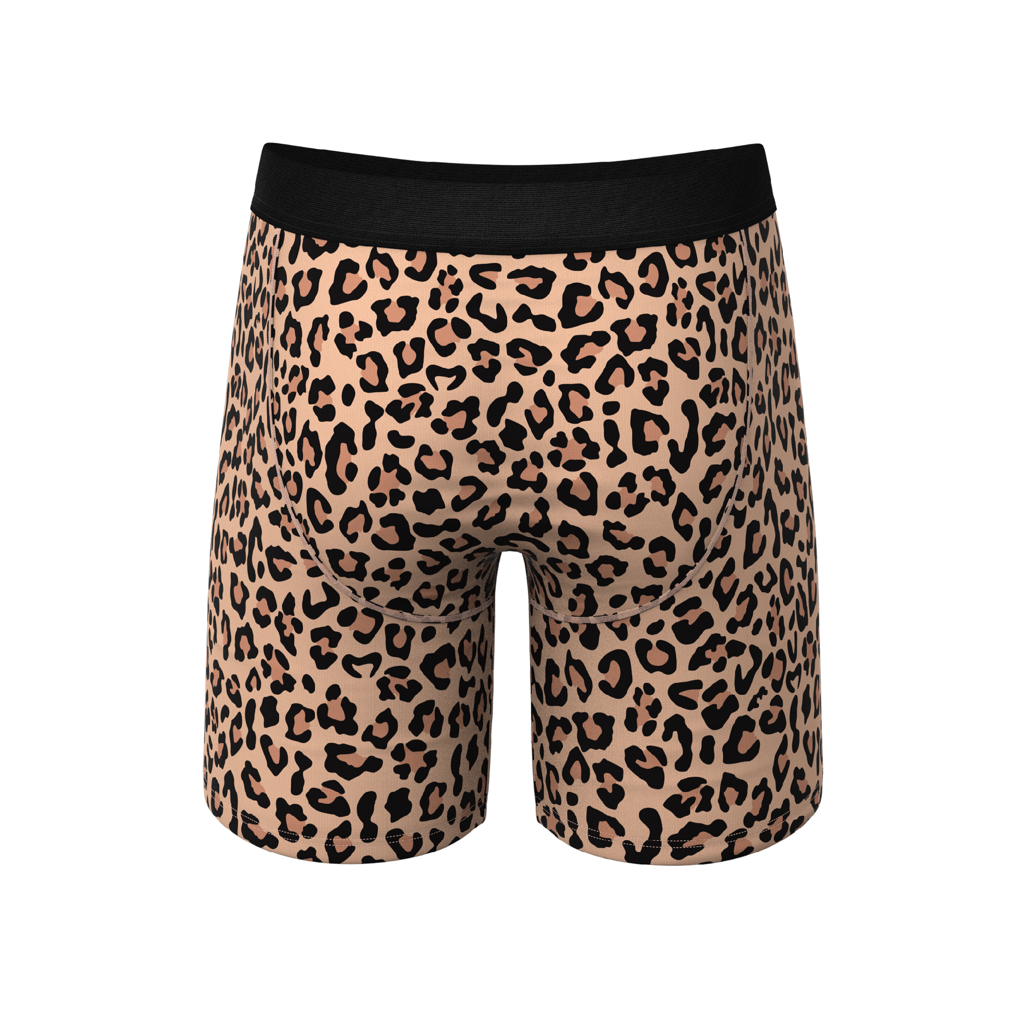 The Most Def | Leopard Print Ball Hammock® Boxer - Long Leg - Shinesty