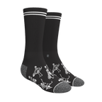 The Mostly Black | Heel Hammock™ Crew Socks 3 Pack - Shinesty