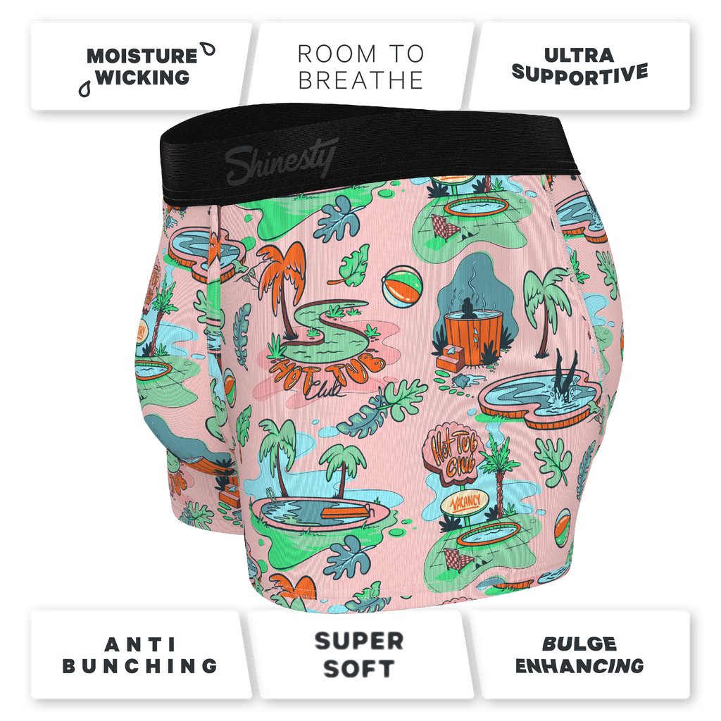The Motel Hotel | Palm Springs Tropical Ball Hammock® Pouch Trunks Underwear - Shinesty