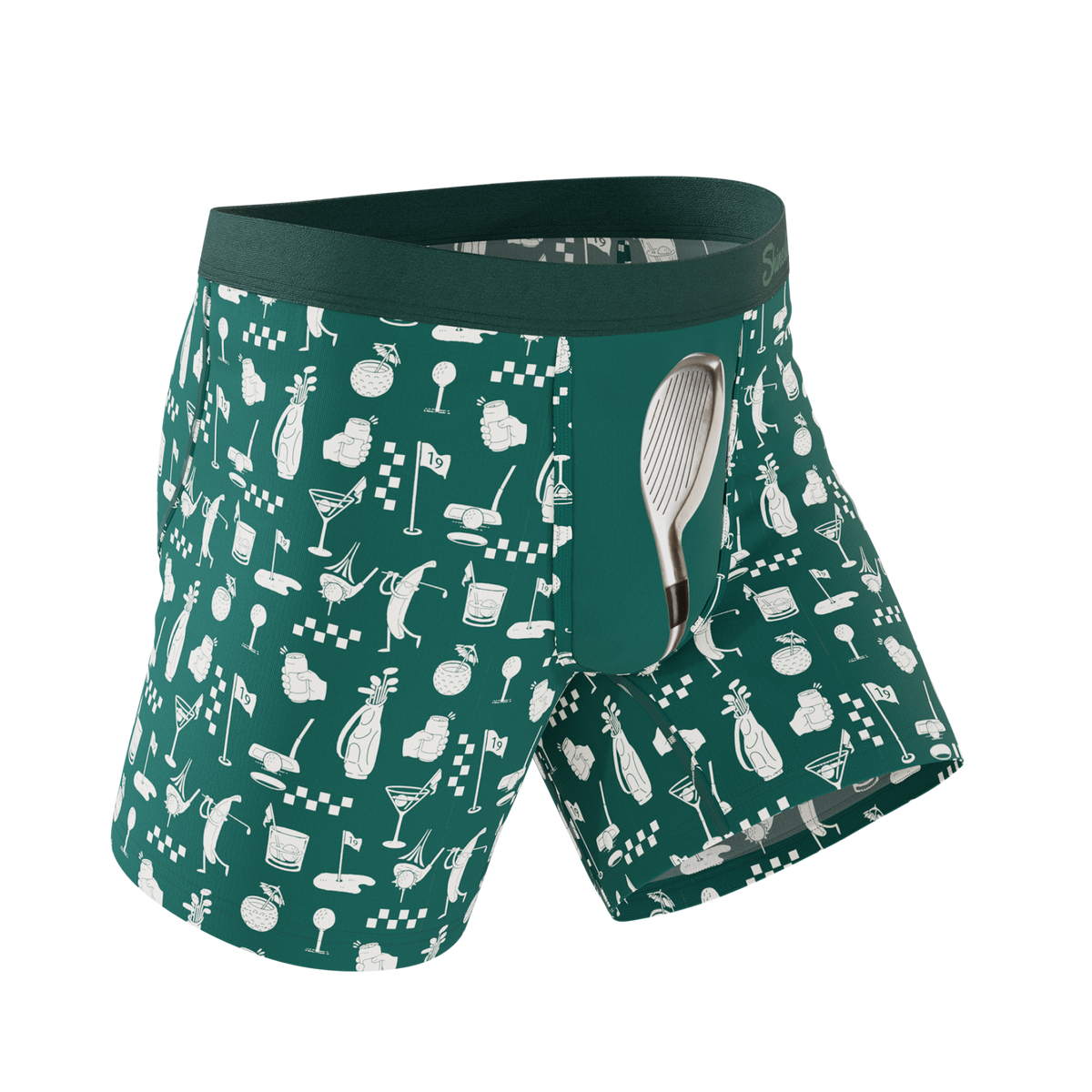 The Mulligan | Green Golf Ball Hammock® Pouch Underwear - Shinesty