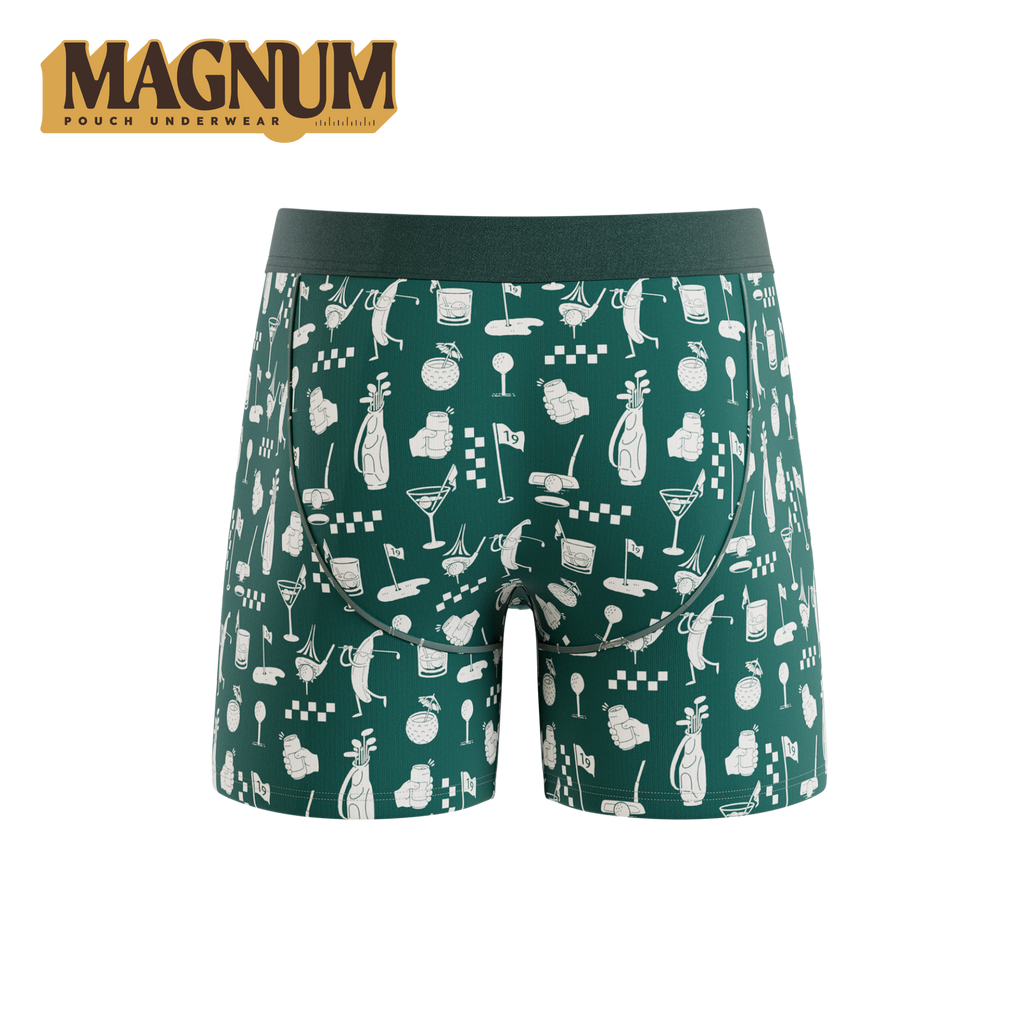 The Mulligan | Green Golf Ball Hammock® Magnum Big Pouch Underwear - Shinesty