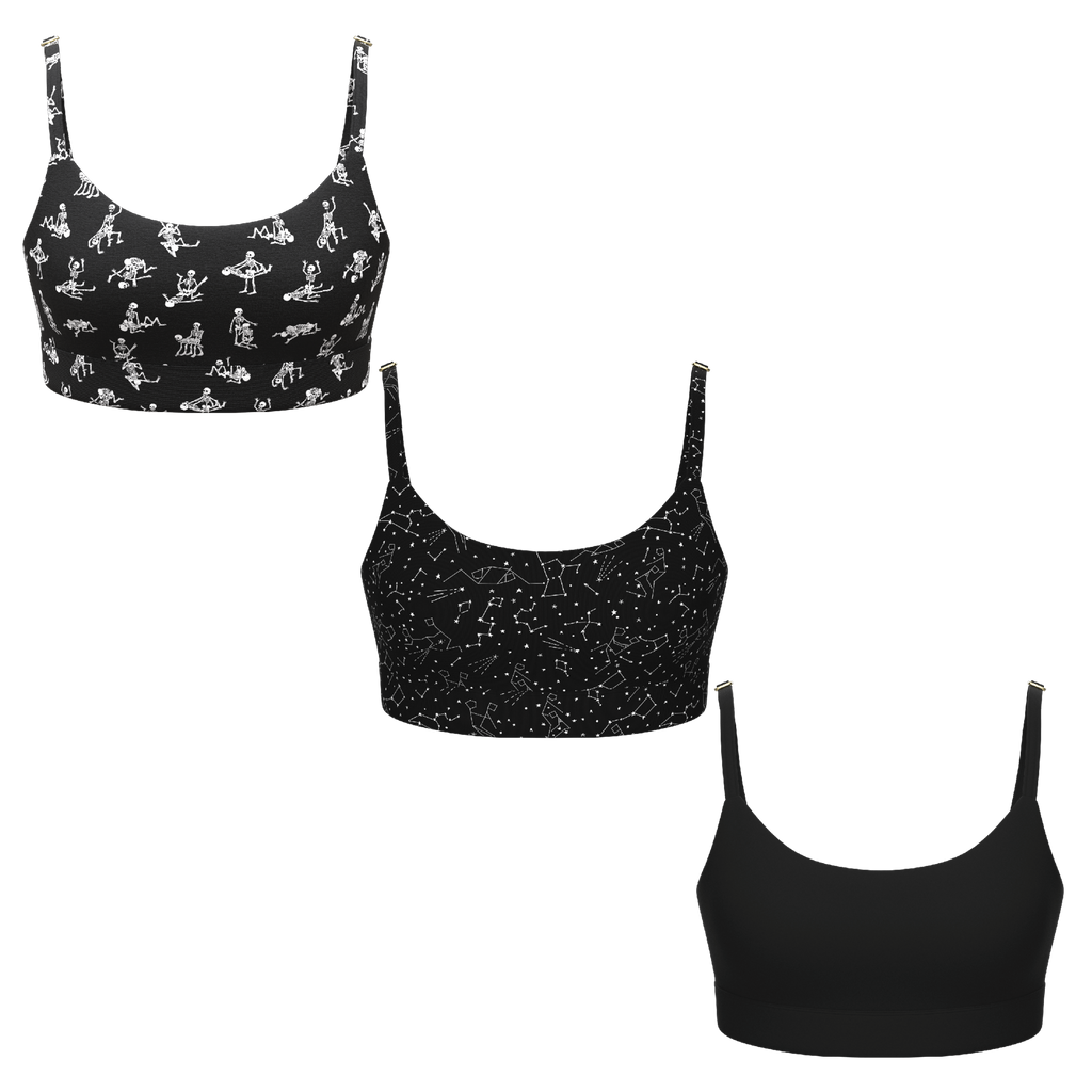The Must-Haves | Women's Boob Hammock™ Bralette 3 Pack - Shinesty